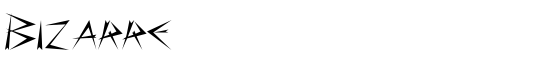 Bizarre - Download Thousands of Free Fonts at FontZone.net