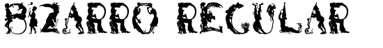 Bizarro Regular - Download Thousands of Free Fonts at FontZone.net