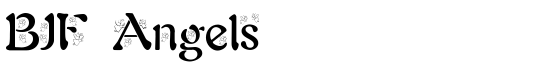 BJF Angels - Download Thousands of Free Fonts at FontZone.net