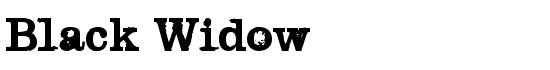 Black Widow - Download Thousands of Free Fonts at FontZone.net