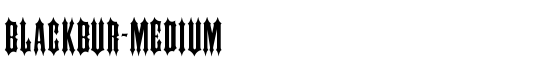 Blackbur-Medium - Download Thousands of Free Fonts at FontZone.net