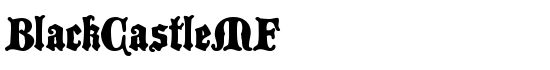 BlackCastleMF - Download Thousands of Free Fonts at FontZone.net