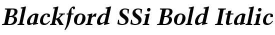 Blackford SSi Bold Italic - Download Thousands of Free Fonts at FontZone.net