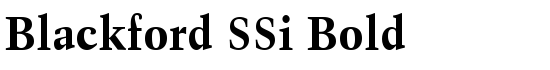 Blackford SSi Bold - Download Thousands of Free Fonts at FontZone.net
