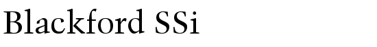 Blackford SSi - Download Thousands of Free Fonts at FontZone.net