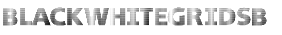 BlackWhiteGridsB - Download Thousands of Free Fonts at FontZone.net
