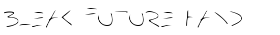 Bleak Future Hand - Download Thousands of Free Fonts at FontZone.net