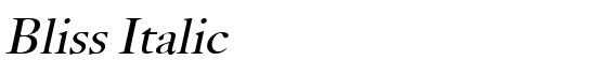 Bliss Italic - Download Thousands of Free Fonts at FontZone.net