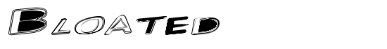 Bloated - Download Thousands of Free Fonts at FontZone.net