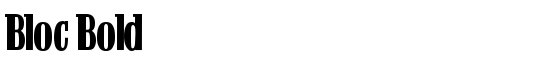 Bloc Bold - Download Thousands of Free Fonts at FontZone.net
