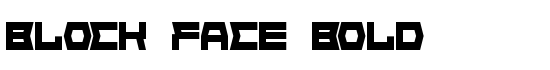 Block Face Bold - Download Thousands of Free Fonts at FontZone.net
