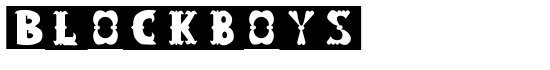 Blockboys - Download Thousands of Free Fonts at FontZone.net