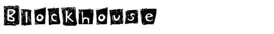 Blockhouse - Download Thousands of Free Fonts at FontZone.net
