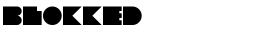 Blokked - Download Thousands of Free Fonts at FontZone.net