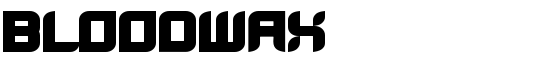BloodWax - Download Thousands of Free Fonts at FontZone.net