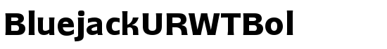 BluejackURWTBol - Download Thousands of Free Fonts at FontZone.net