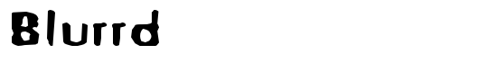 Blurrd - Download Thousands of Free Fonts at FontZone.net
