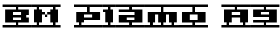 BM plamo A9 - Download Thousands of Free Fonts at FontZone.net