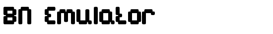 BN Emulator - Download Thousands of Free Fonts at FontZone.net