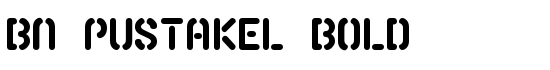 BN Pustakel Bold - Download Thousands of Free Fonts at FontZone.net