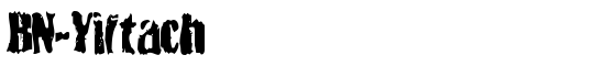 BN-Yiftach - Download Thousands of Free Fonts at FontZone.net