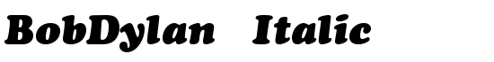 BobDylan   Italic - Download Thousands of Free Fonts at FontZone.net