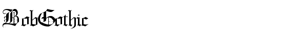 BobGothic - Download Thousands of Free Fonts at FontZone.net