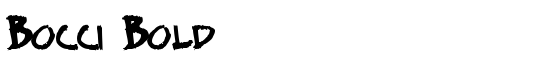 Bocci Bold - Download Thousands of Free Fonts at FontZone.net