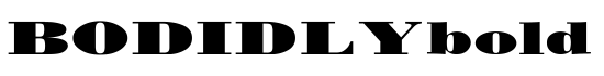 BODIDLYbold Extended - Download Thousands of Free Fonts at FontZone.net