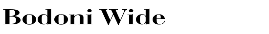 Bodoni Wide - Download Thousands of Free Fonts at FontZone.net