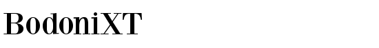 BodoniXT - Download Thousands of Free Fonts at FontZone.net
