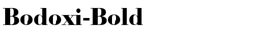 Bodoxi-Bold - Download Thousands of Free Fonts at FontZone.net