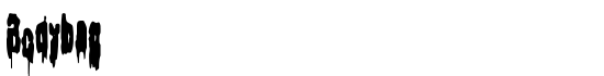 Bodybag - Download Thousands of Free Fonts at FontZone.net