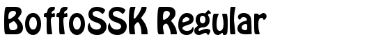 BoffoSSK Regular - Download Thousands of Free Fonts at FontZone.net