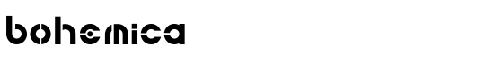 bohemica - Download Thousands of Free Fonts at FontZone.net