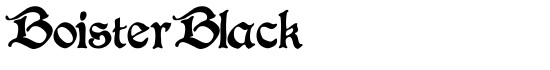 BoisterBlack - Download Thousands of Free Fonts at FontZone.net