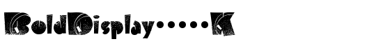 BoldDisplay19412K - Download Thousands of Free Fonts at FontZone.net
