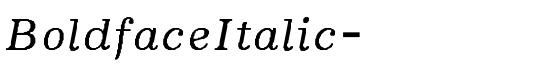 BoldfaceItalic- - Download Thousands of Free Fonts at FontZone.net