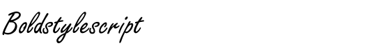 Boldstylescript - Download Thousands of Free Fonts at FontZone.net