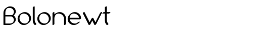 Bolonewt - Download Thousands of Free Fonts at FontZone.net