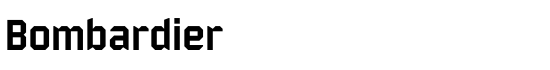 Bombardier - Download Thousands of Free Fonts at FontZone.net
