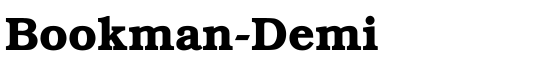 Bookman-Demi - Download Thousands of Free Fonts at FontZone.net