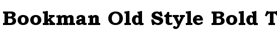 Bookman Old Style Bold T. - Download Thousands of Free Fonts at FontZone.net