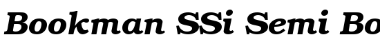 Bookman SSi Semi Bold Italic - Download Thousands of Free Fonts at FontZone.net