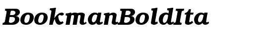BookmanBoldIta - Download Thousands of Free Fonts at FontZone.net