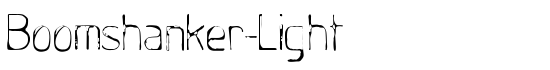 Boomshanker-Light - Download Thousands of Free Fonts at FontZone.net