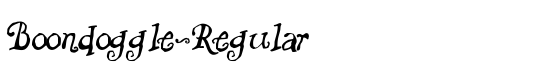 Boondoggle-Regular - Download Thousands of Free Fonts at FontZone.net
