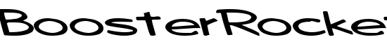 BoosterRocketLight83 Bold - Download Thousands of Free Fonts at FontZone.net
