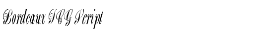 Bordeaux ICG Script - Download Thousands of Free Fonts at FontZone.net