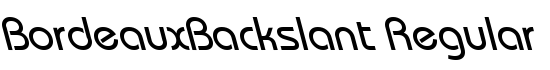 BordeauxBackslant Regular - Download Thousands of Free Fonts at FontZone.net